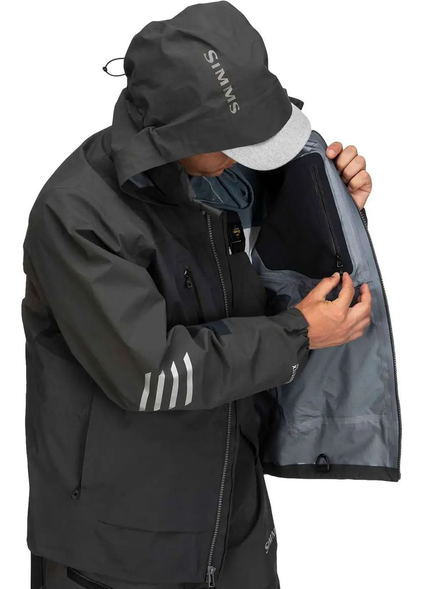 Комбинированная демисезонная куртка prodry gore-tex jacket carbon Simms