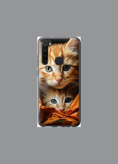 Чехол на Xiaomi Redmi Note 8 Котики 2 "5664u-1787-2448" Endorphone (372704925)