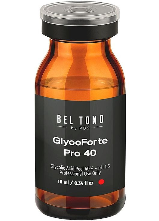 Гліколевий пілінг 40% рн1.5 для обличчя Glycoforte Pro 40 Peel 10ml (1491835-37443147) Bel Tono (368628951)