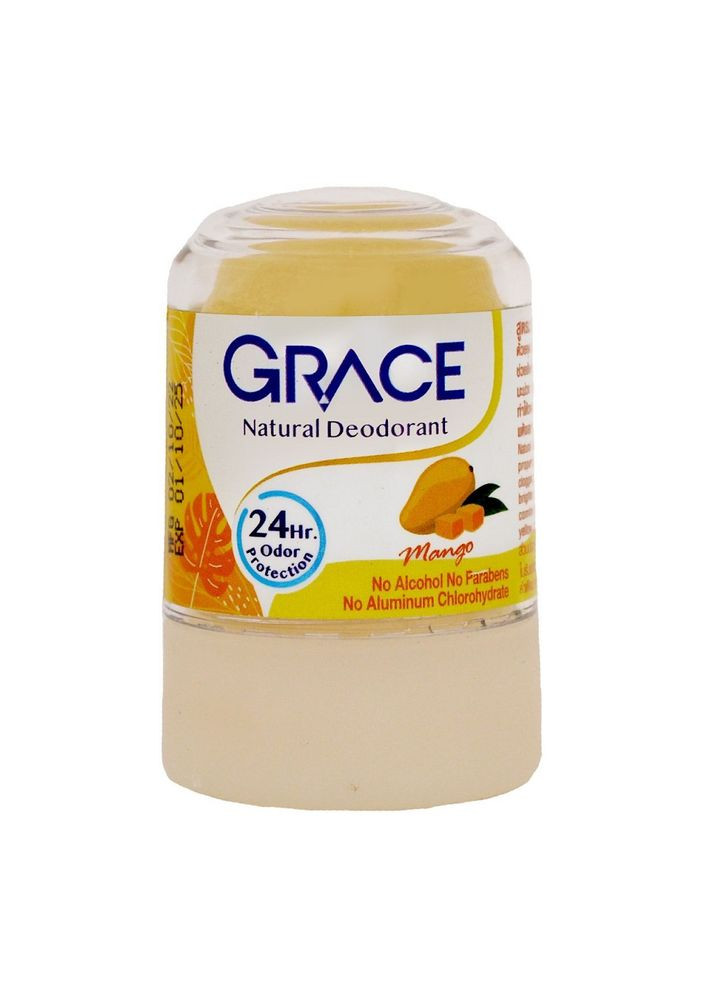 Сольовий дезодорант кристал з екстрактом манго 50 г (8859580431504) Grace (307156707)