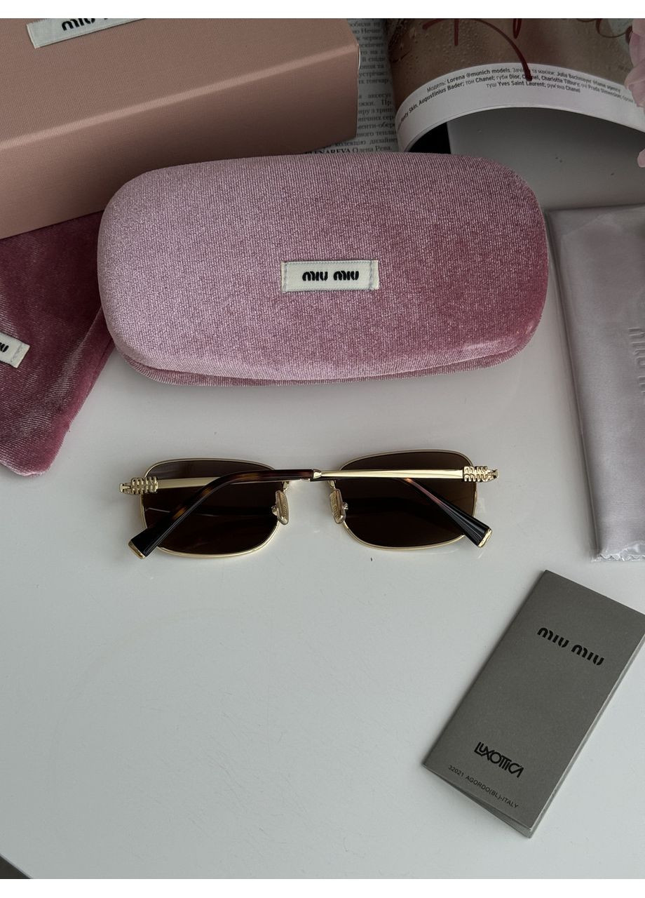 Окуляри Miu Miu MUA53S ZVN60O Brown Gold No Brand (355342931)