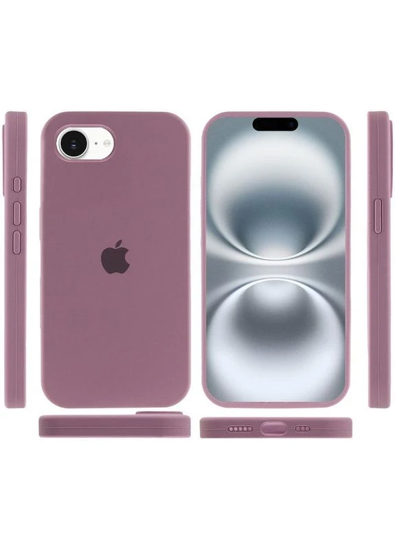 Чехол Silicone Case Full Protective для Apple iPhone 16e (6.1") Lilac Pride No Brand (362211249)