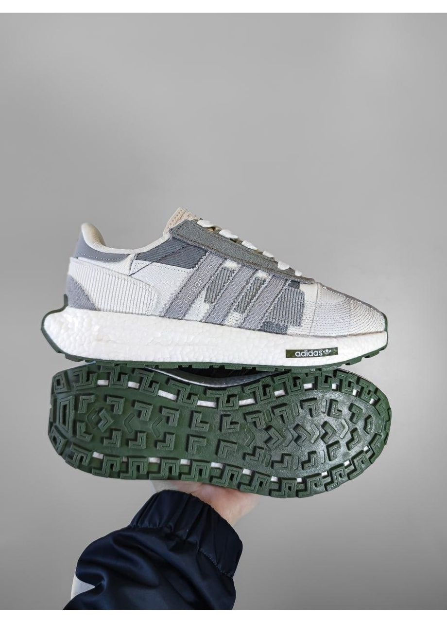 Білі Осінні кросівки чоловічі adidas retropy e5 white v2 адідас ретропи е5 No Brand