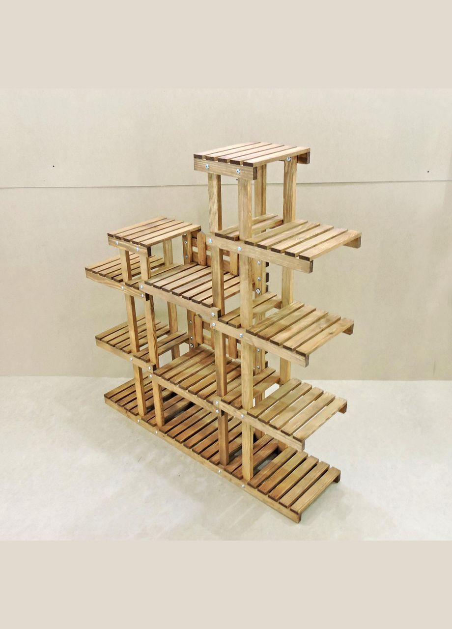 Подставка для цветов из дерева Бордо мускат (ЦВТ-002407) No Brand (328226138)