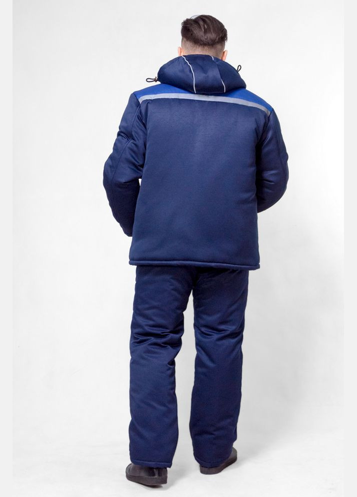 Синяя зимняя куртка рабочая утепленная (зима) синяя/волошовая,170/176 см ProsPerous