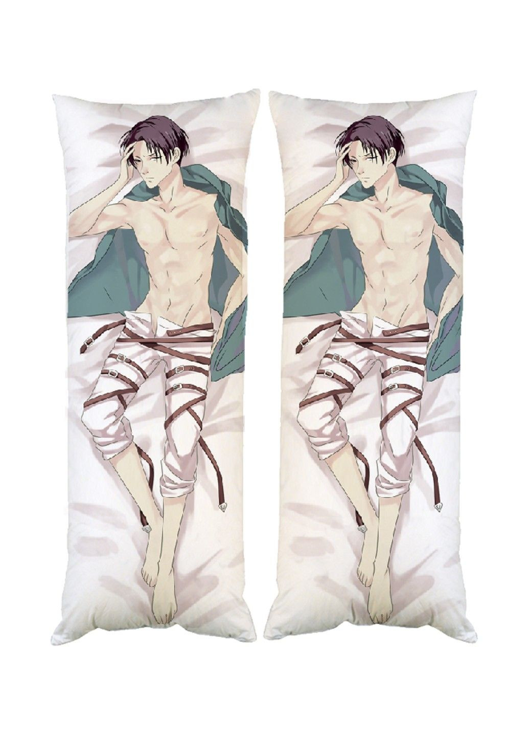 Подушка дакимакура Леви Акерман Атака титанов декоративная ростовая подушка для обнимания No Brand (329432760)