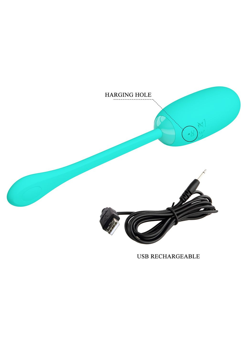 Виброяйте Julius Aqua бирюзовое Pretty Love (361670479)