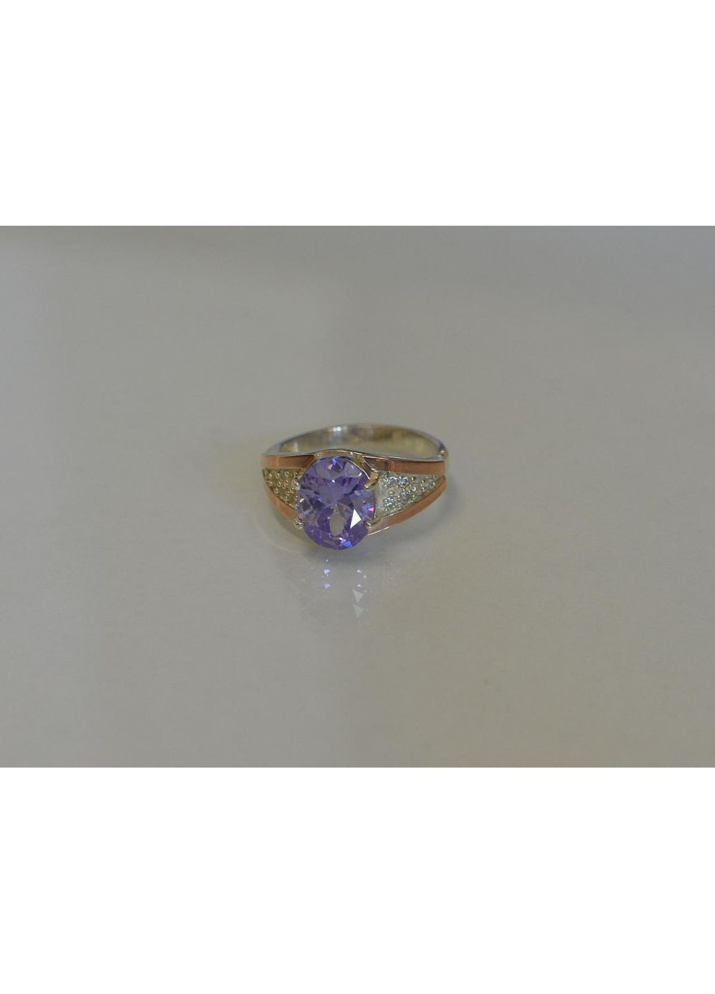 Серебряная кольца с золотыми пластинами Silver Style (367268270)