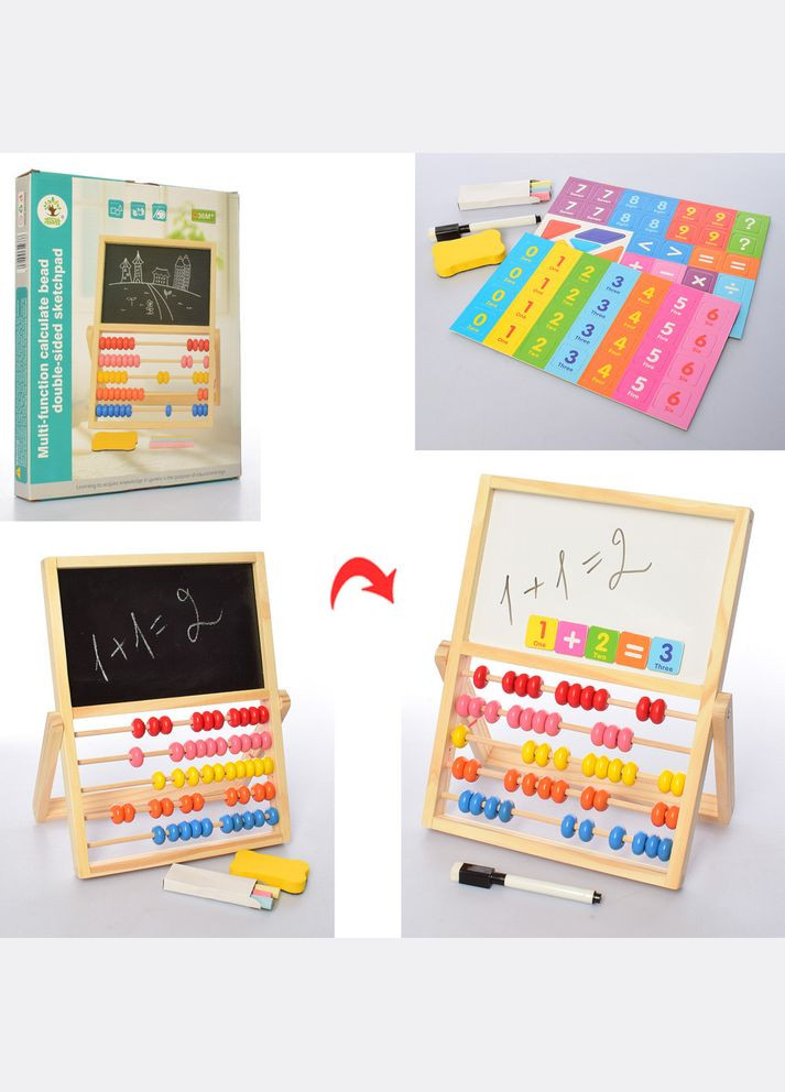 Дитяча дерев'яна іграшка Счета — Мольберт Tree Toys (340061133)