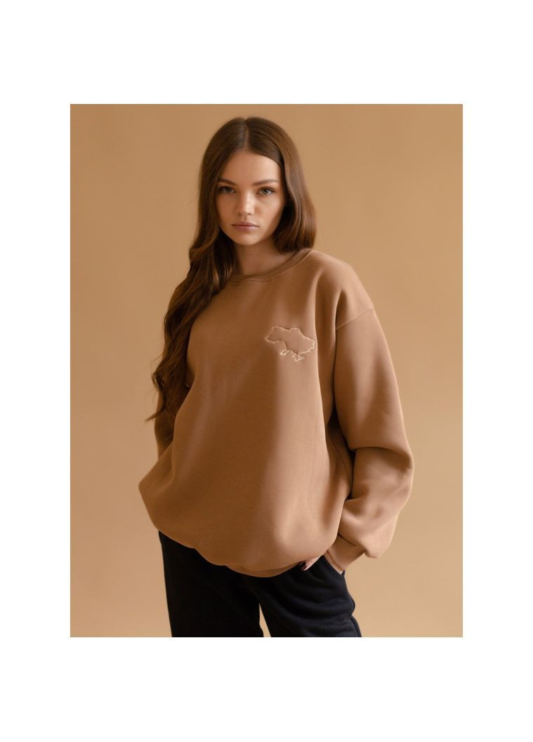 Біла світшот утеплений з вишивкою, р.s, mint, ментол () Twins W-202-ST-S-14