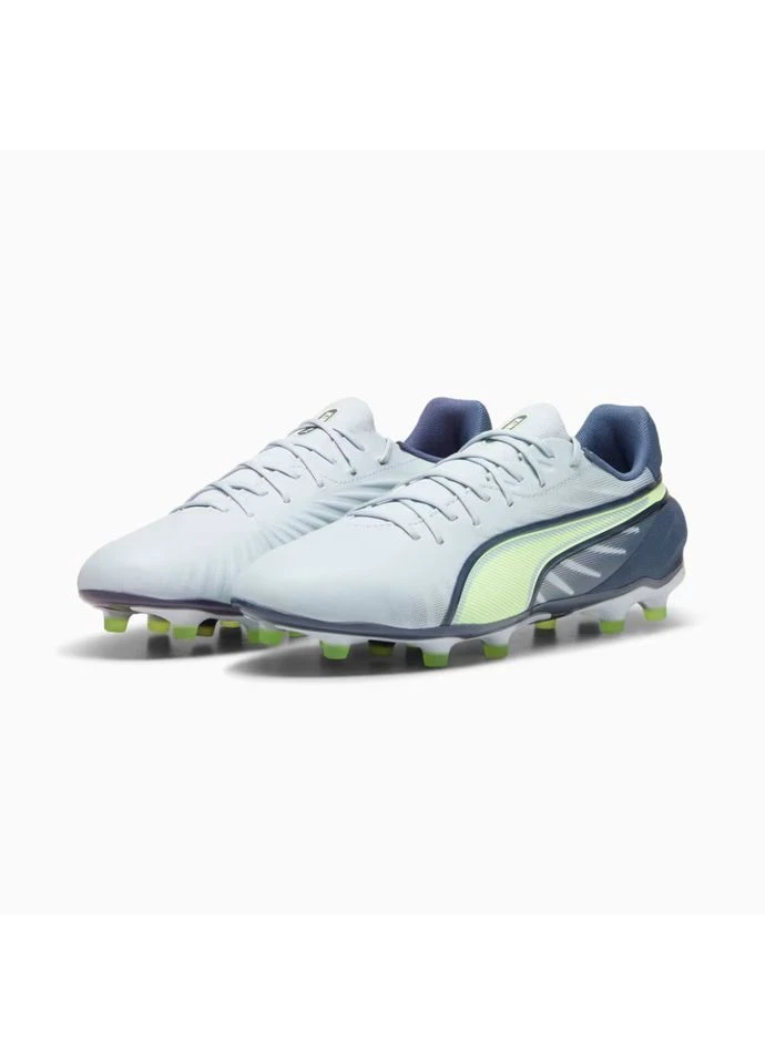 Світло-блакитні бутси king match fg/ag всесезон Puma
