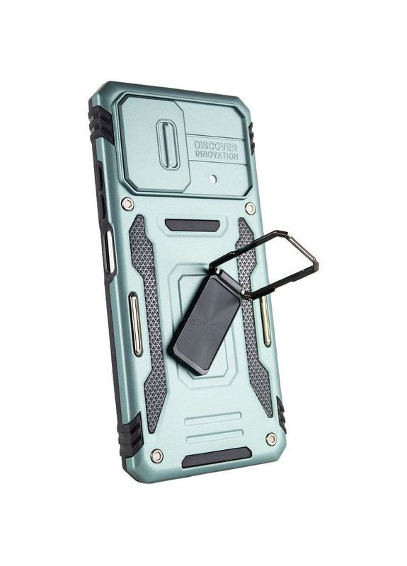 Ударостойкий чехол Camshield Army Ring для Xiaomi Poco X5 Pro 5G / Note 12 Pro 5G Бирюзовый Epik (372499450)