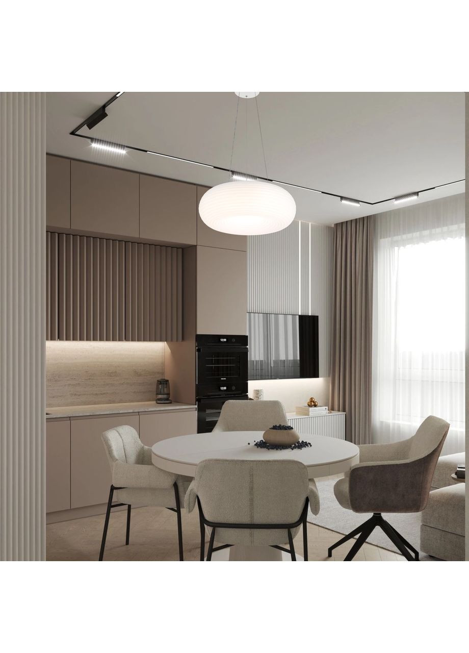 Люстра светодиодная подвесная 50см 80W с пультом и приложением (97-MD6012 (500) No Brand (370069728)