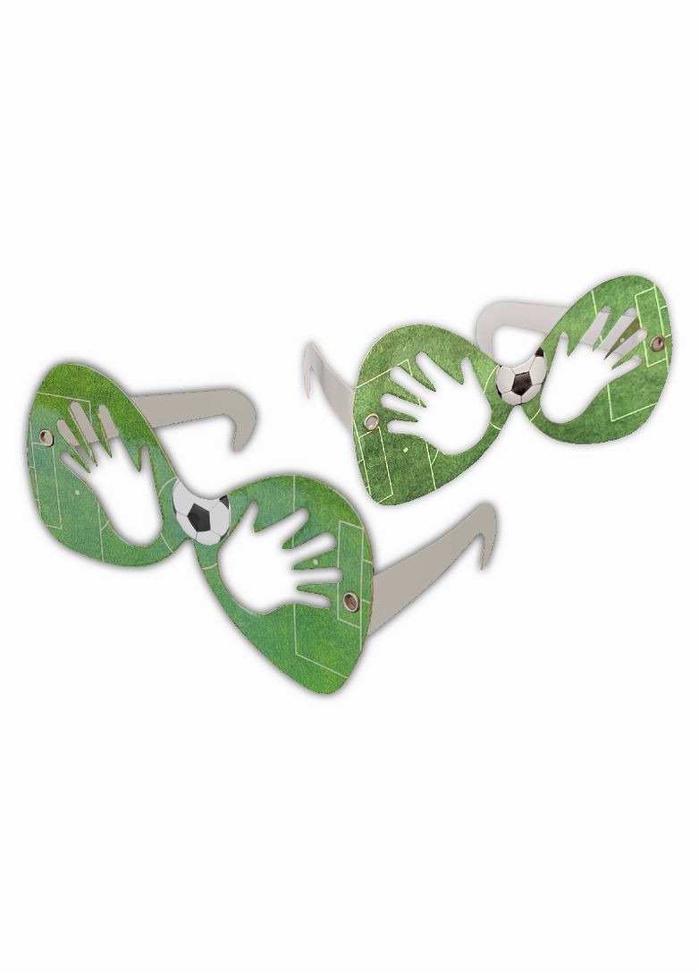 Окуляри картонні Футбол 6шт KOZA Style (322167998)