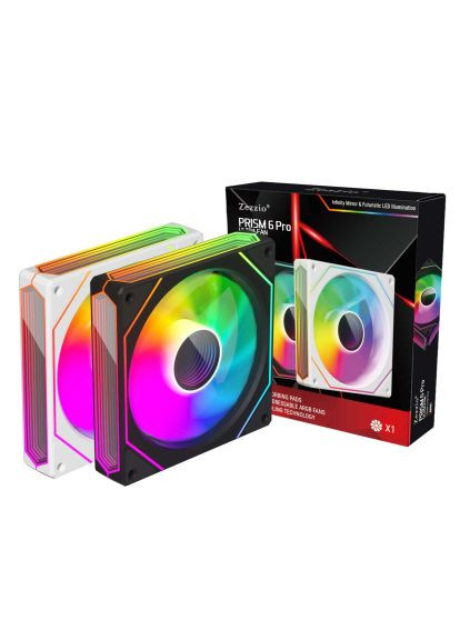 Кулер к корпусу Zezzio PRISM 6 Pro White Reverse (370019091)