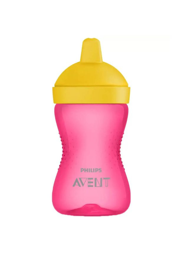 Чашка-непроливайка с жестким носиком, 18+ мес, розовый, 300 мл () Philips Avent SCF804/04 (331790744)