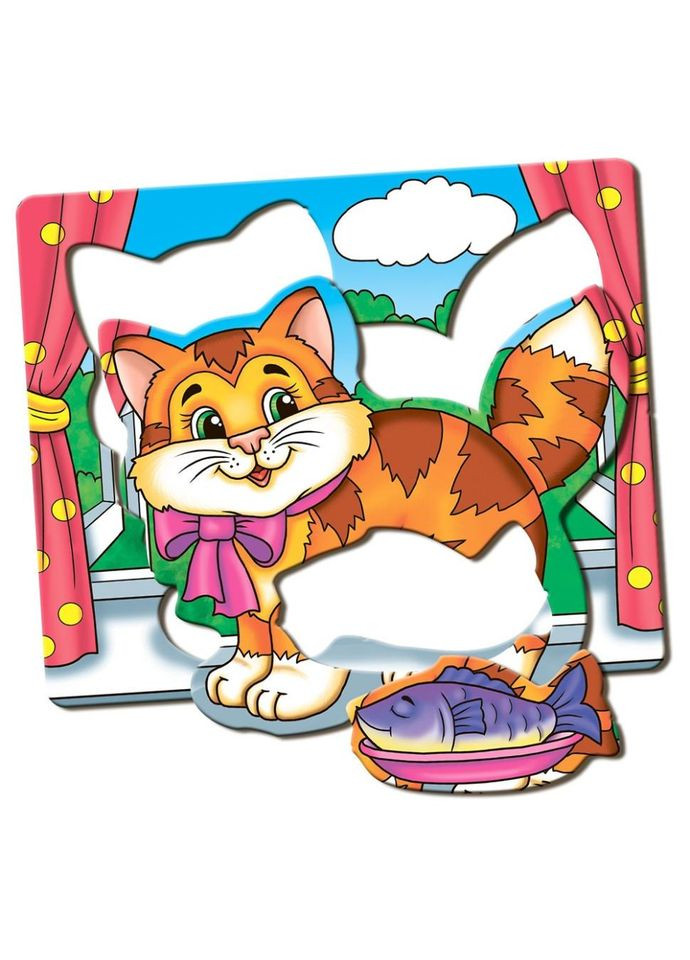 Дитяча настільна гра "Хто що їсть?" 81138, 12 тварин No Brand (330606158)