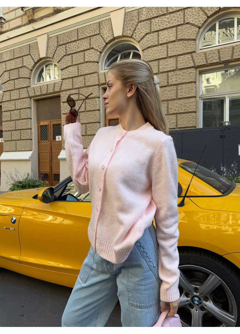 Розовый зимний свитер Україна UMButik