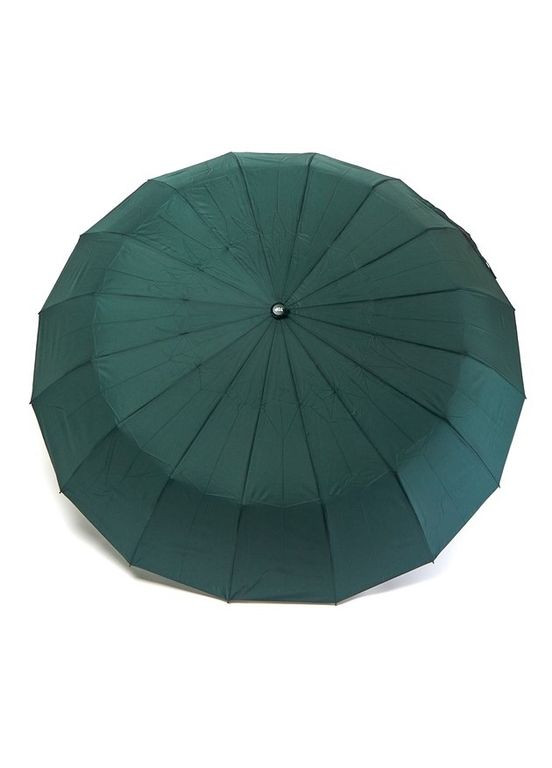 Зонт автомат женский №918 однотонный на 16 спиц Темно-зеленый Toprain (280915919)