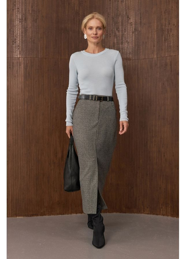 Голубая юбка 3080 базальт Triko Bakh