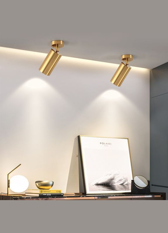 Люстра потолочная на 1 лампочку 26656 Латунь 10х10х20 см. Sunnysky (364758353)