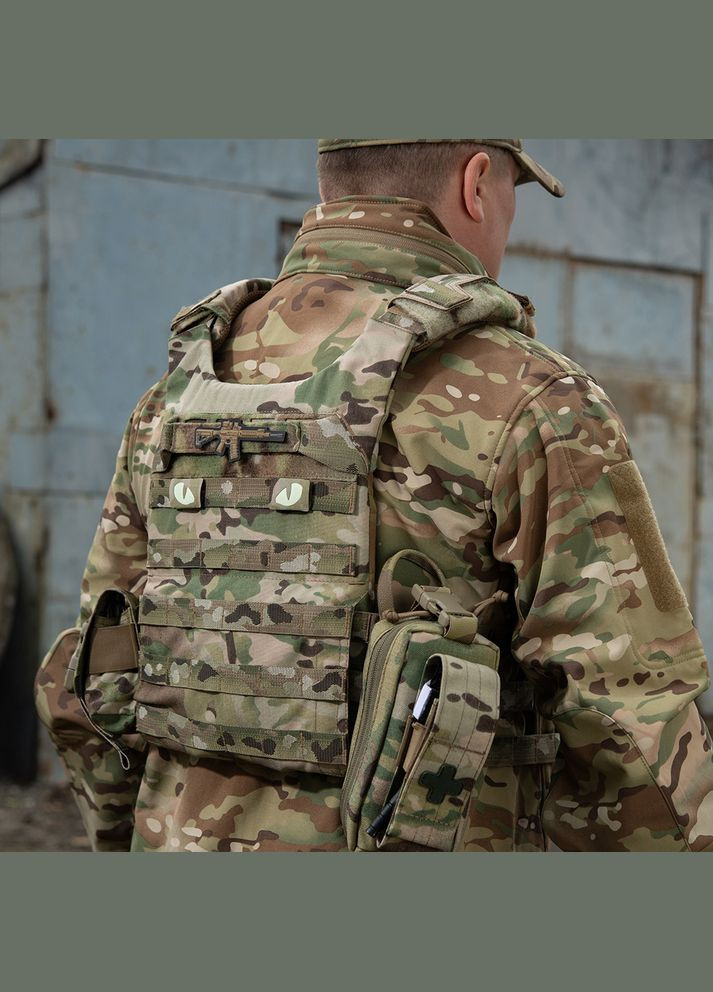 Нашивка Tiger Eyes Laser Cut (пара) Multicam M-TAC (315047908)