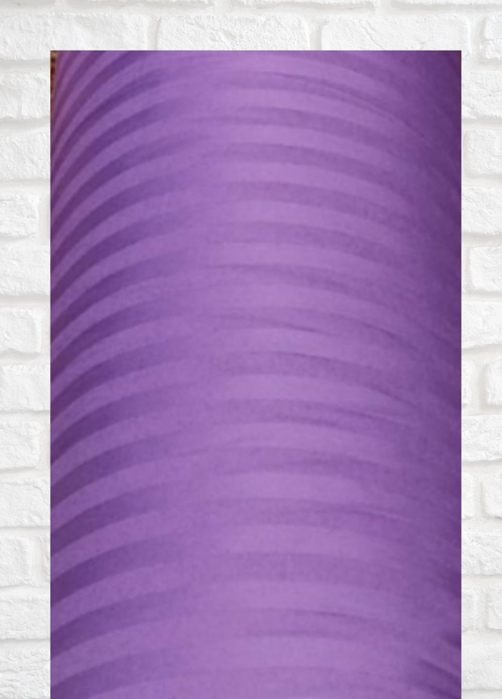 Комплект постільної білизни із бавовни Полуторний 145х215 см Страйп Сатин Бузковий No Brand (321965838)