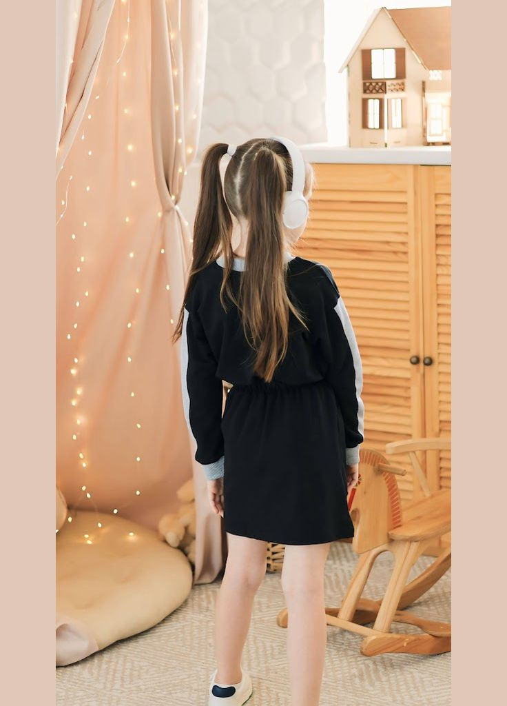 Чорна сукня для дівчинки hc (h001-6389-057) No Brand (302318819)