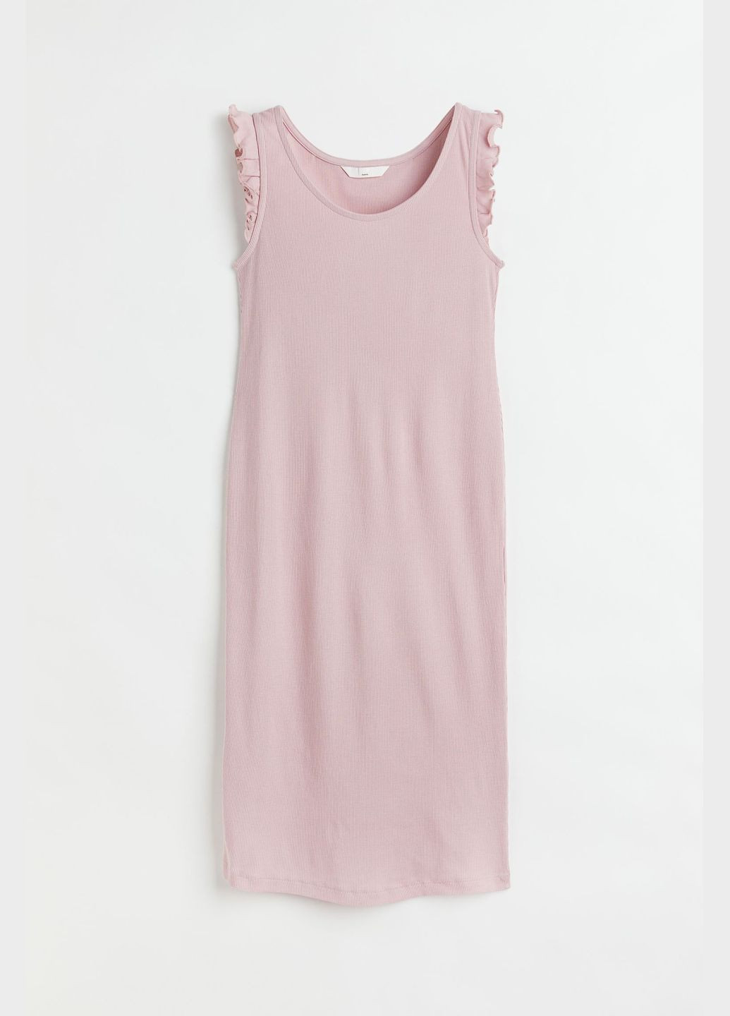 Розовое повседневный платье для беременных H&M однотонное