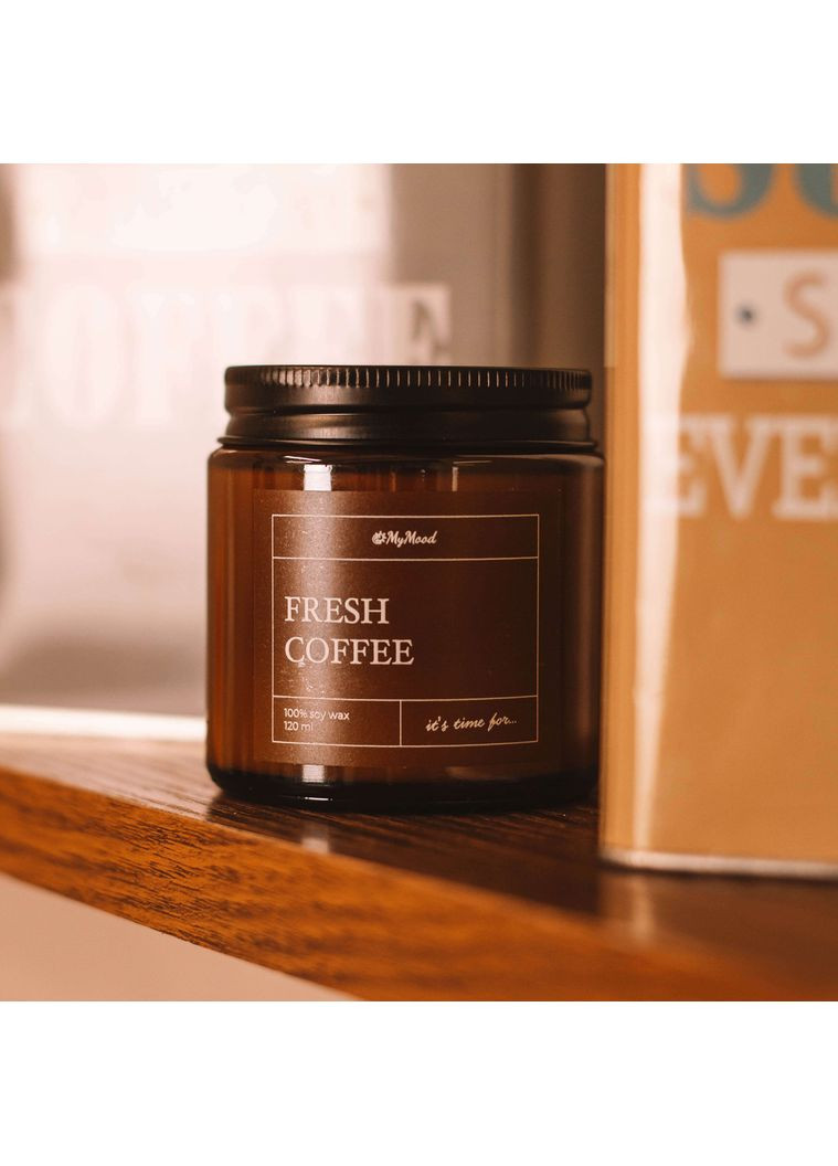 Соєва свічка “Fresh Coffee” (свіжозаварена кава) MyMood (366577937)