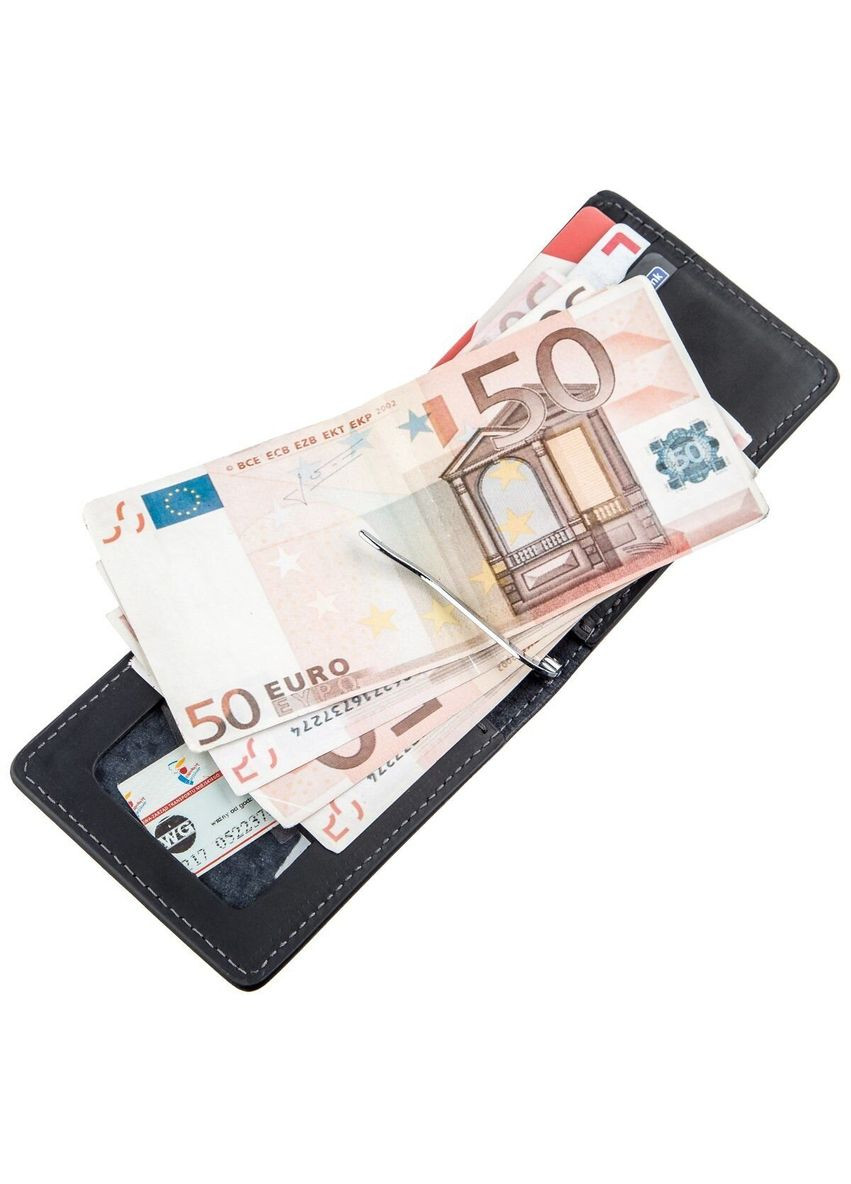 Стильний затискач для грошей вінтажний 11194 Grande Pelle (329440422)