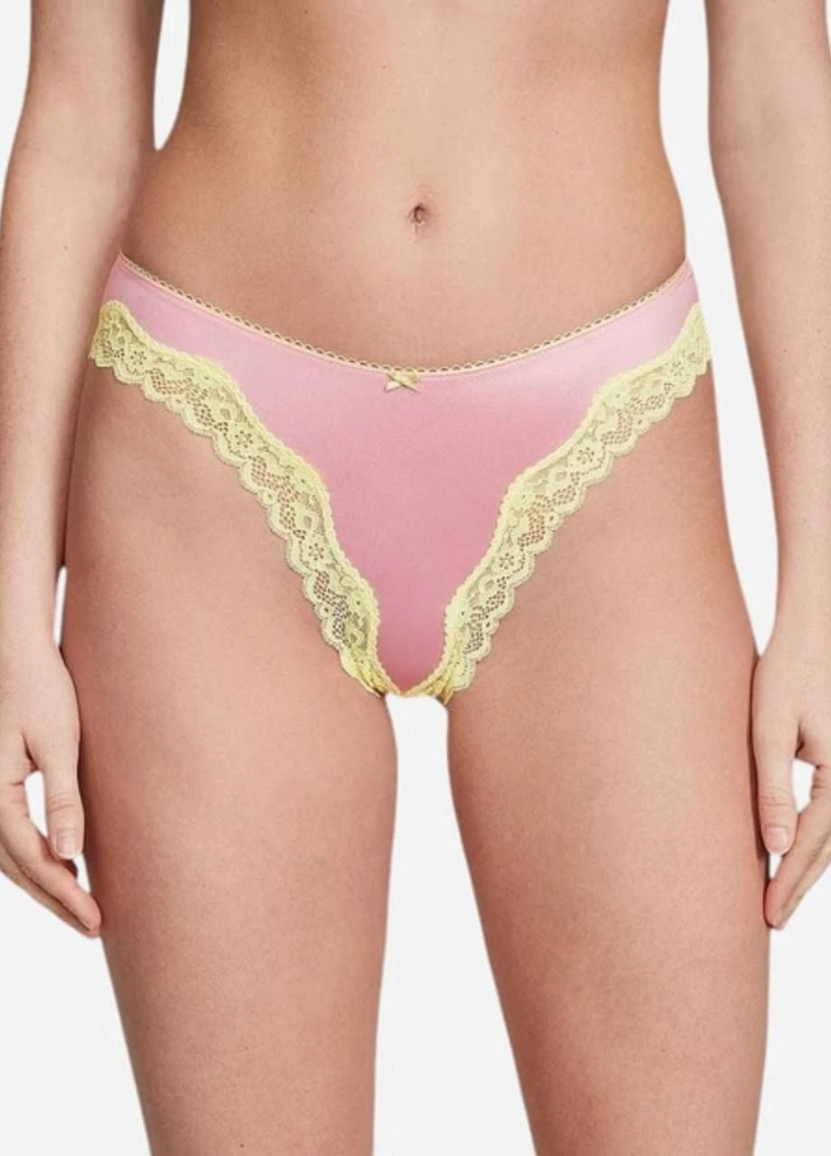 Трусики-танга жіночі L Рожеві Victoria's Secret (327415209)