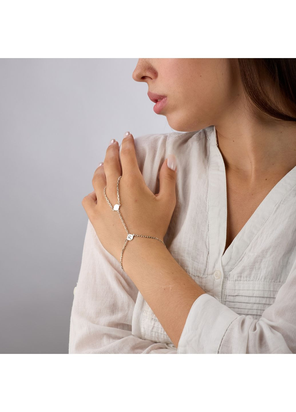 Слейв-браслет срібний Тайнопис 925 15 см+5 см Skifska Etnika (364203223)