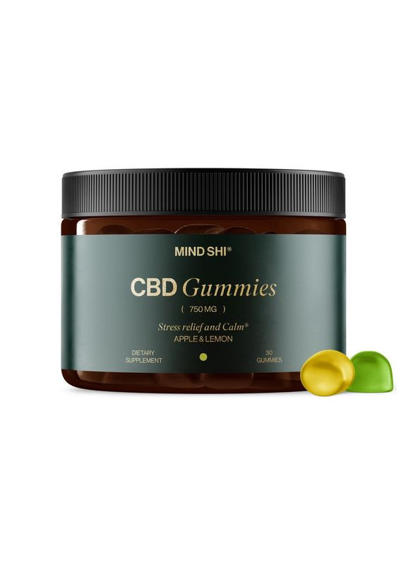 CBD Gummies 750 mg (30 gummies, apple & lemon) Mind Shi (371894315)