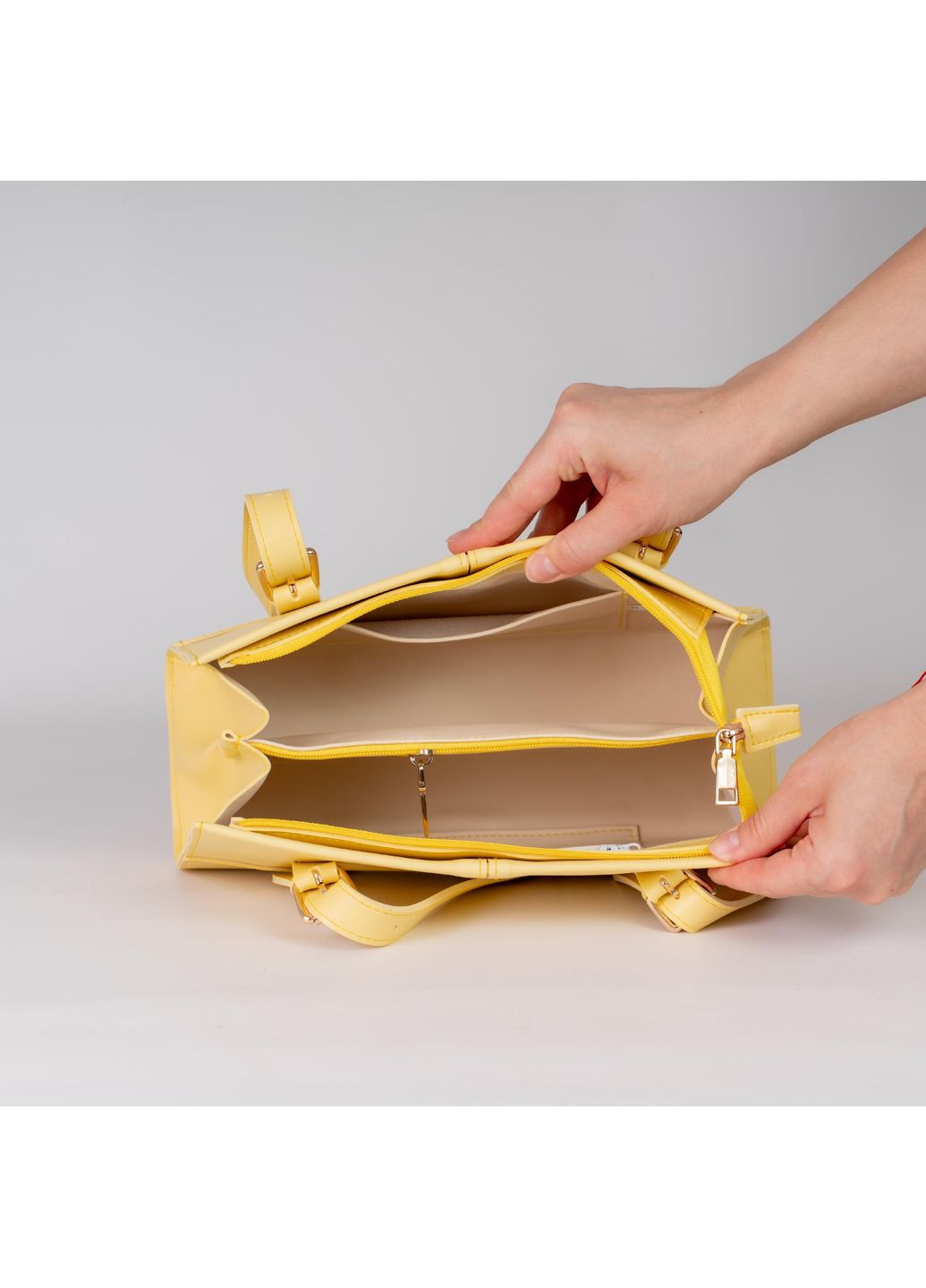 Сумка жіноча Крос боді жовта з екошкіри NIUNIU (361230290)