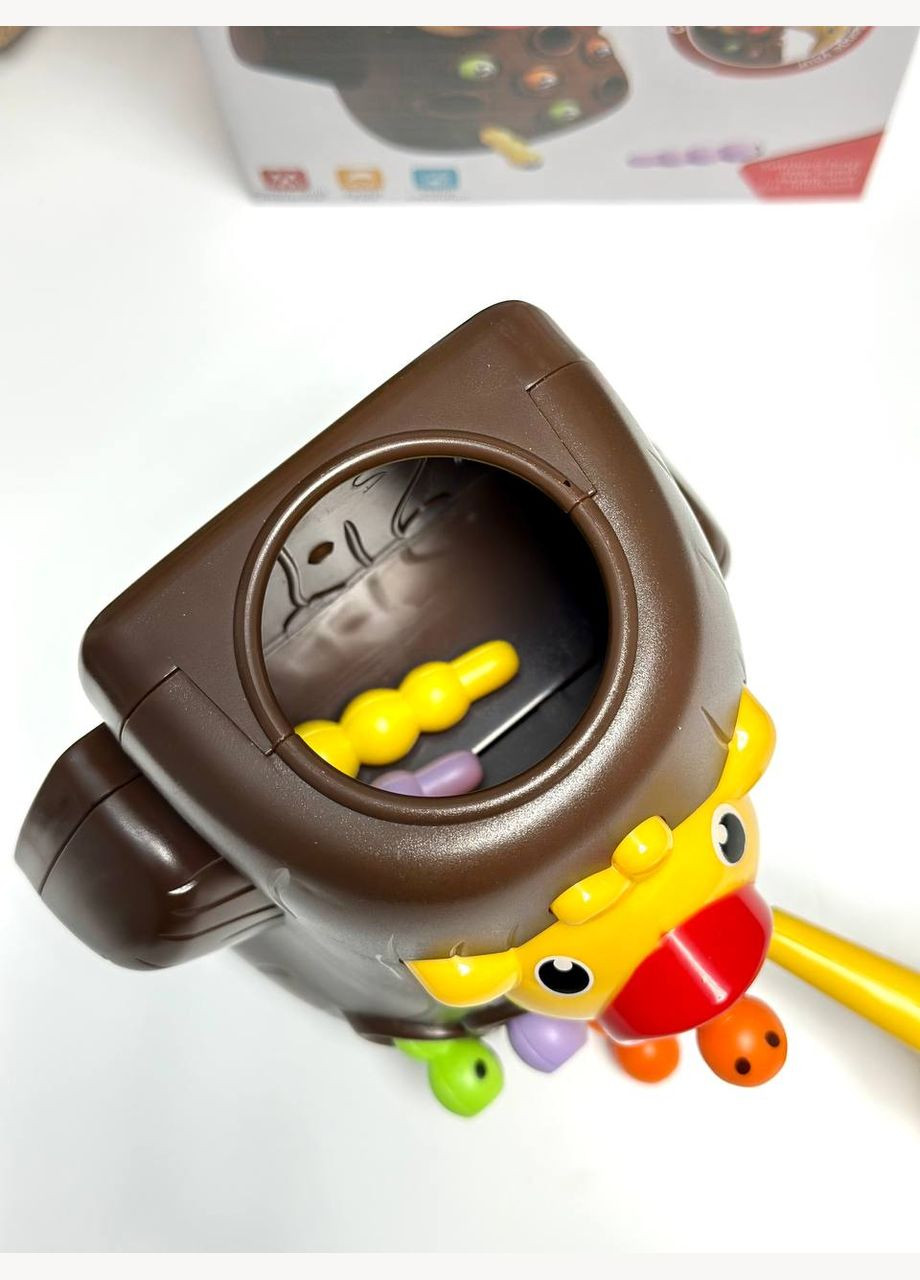 Розвиваюча гра з черв'ячками ME-142 Нагодуй пташеня черв'ячки на магнітах Fun Game (327216618)