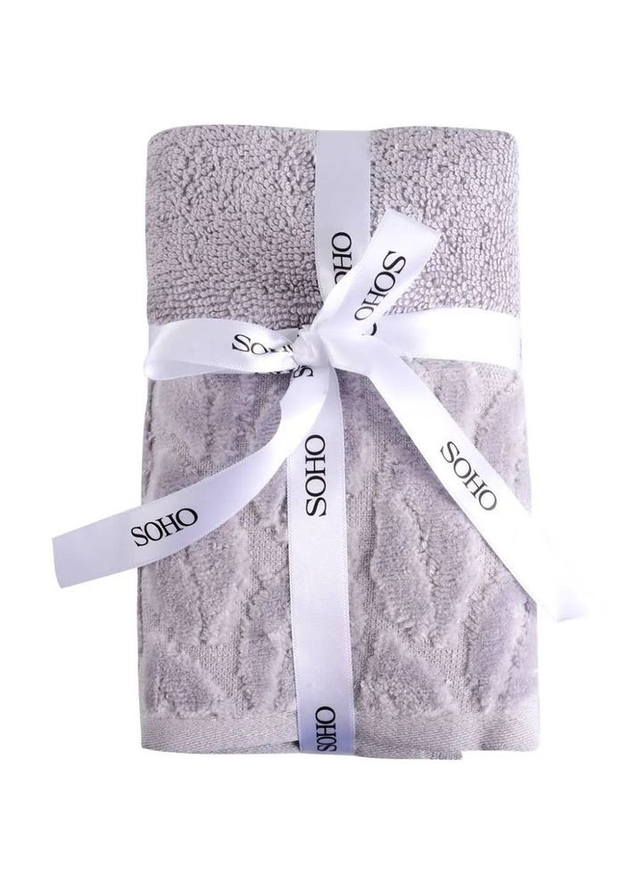 Набір рушників 30*50 см 4 шт Leaves Gray Soho сірий