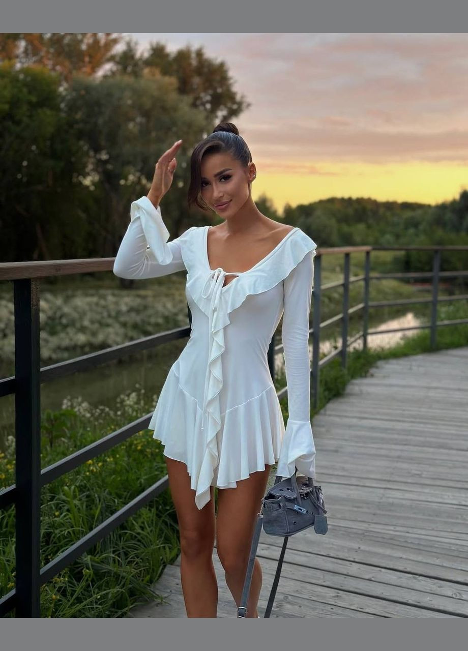 Білий сукня No Brand
