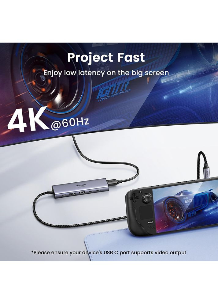 Док-станція CM511 6-in-1 Grey (35999) Ugreen (370848963)