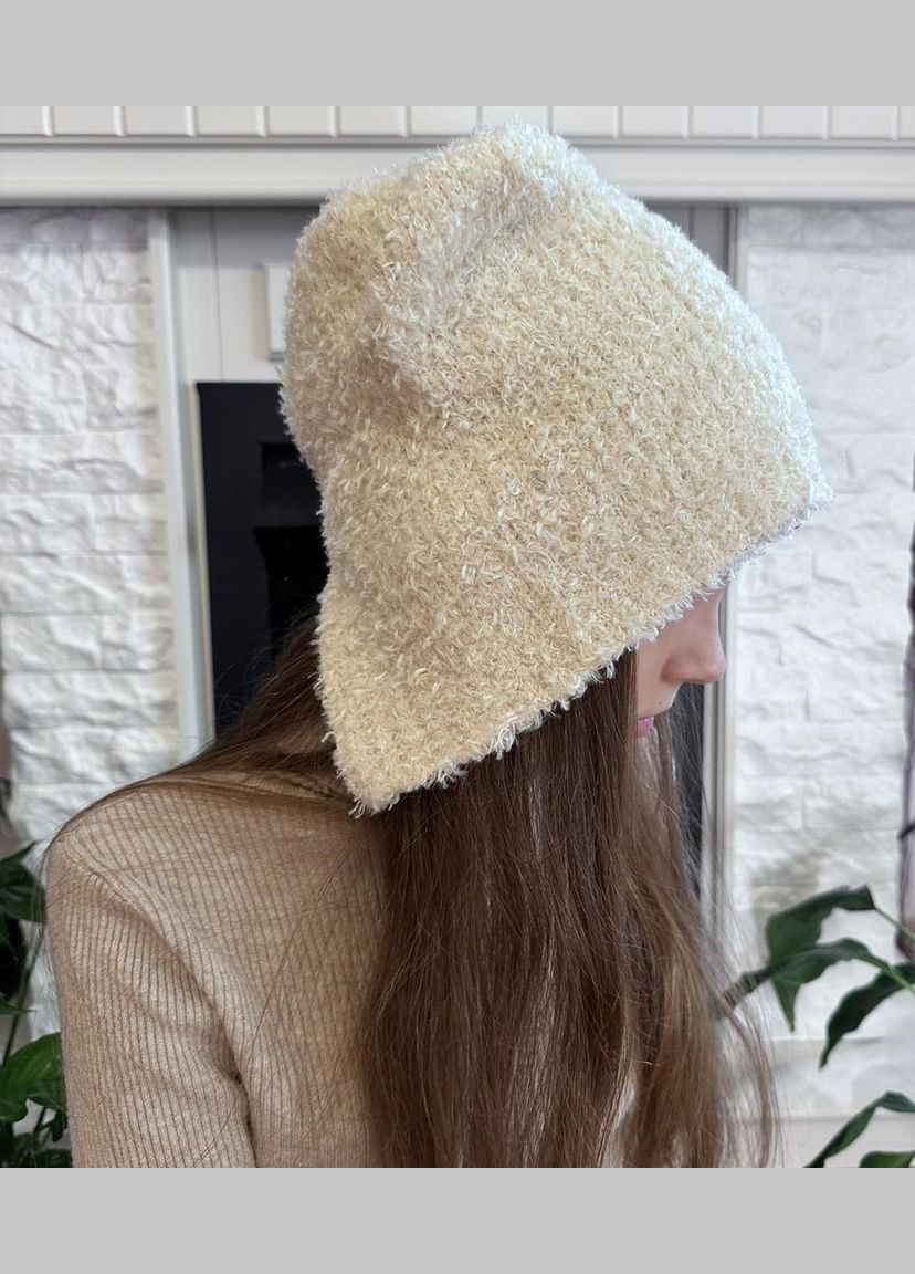 Шапка-капюшон капор тедди с ушками One Size (0444) No Brand (358052703)