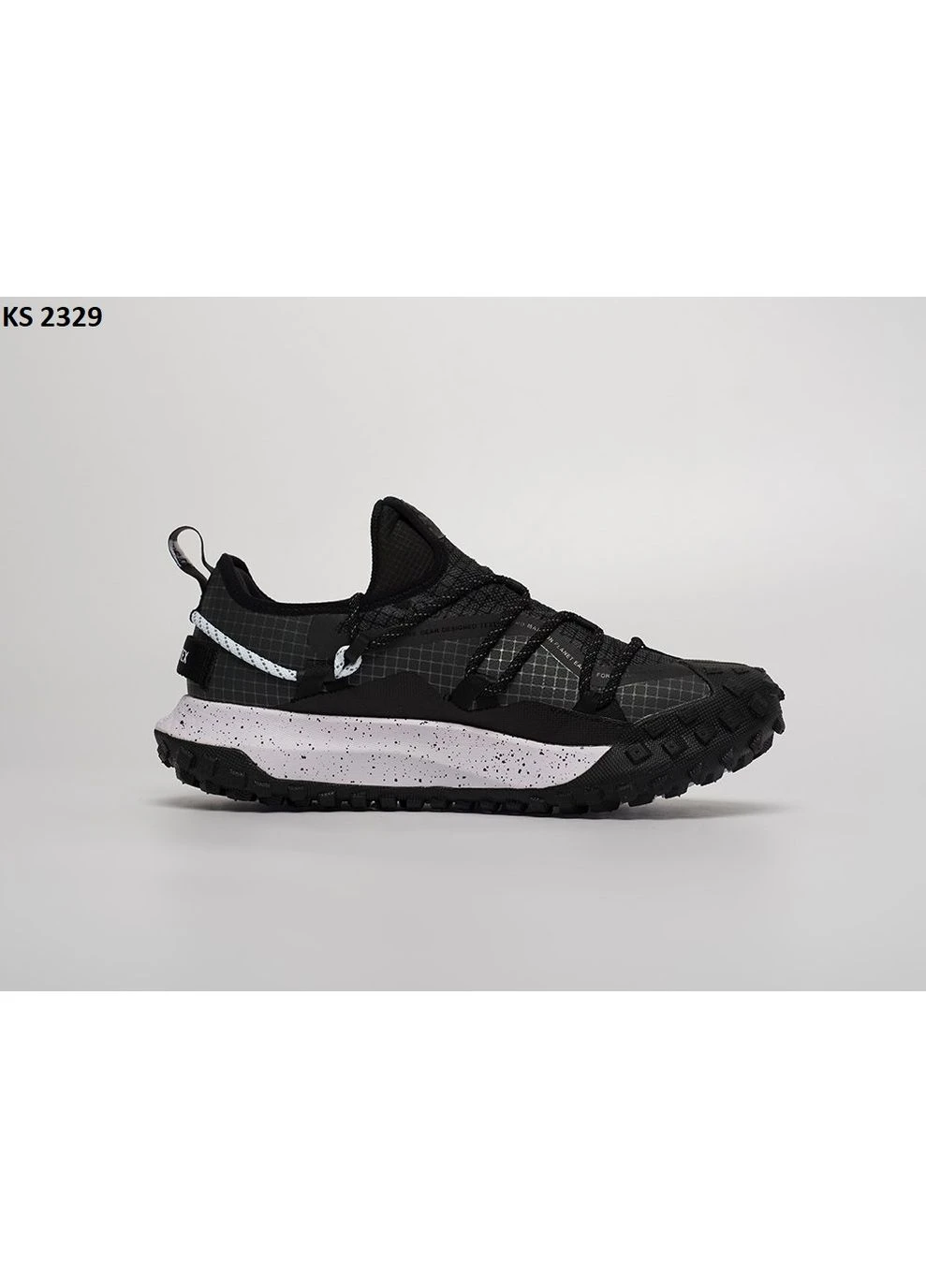 Білі кросівки чоловічі nike acg mountain fly black white найк асж маунс флай білі демісезон No Brand