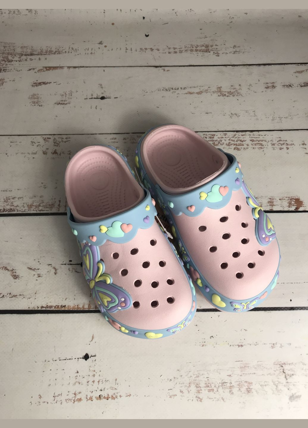 Крокси сабо дитячі для дівчаток Рожевий (250) American Club (332056174)