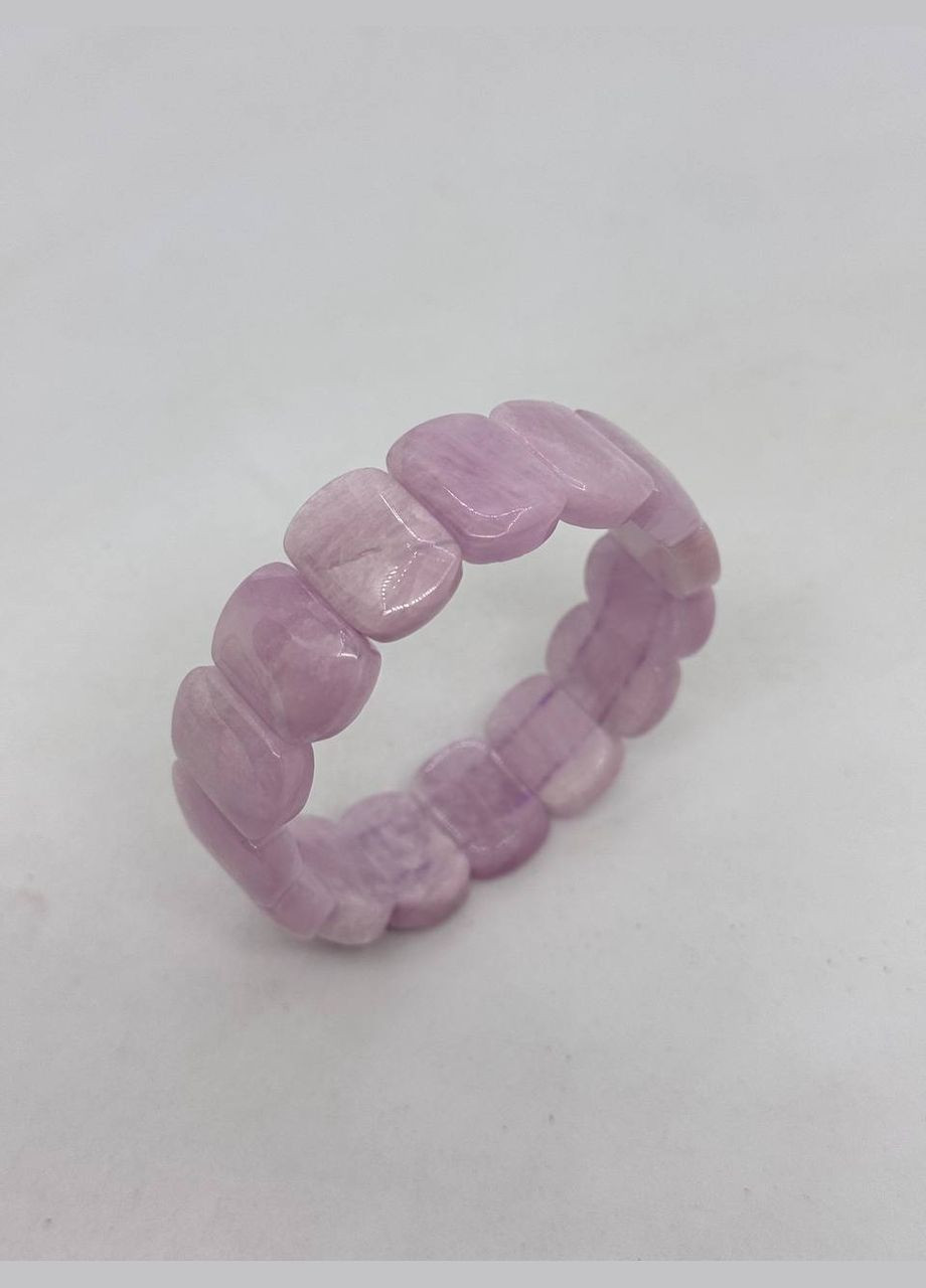 Браслет з кунциту 16 см Фіолетовий No Brand (331610952)