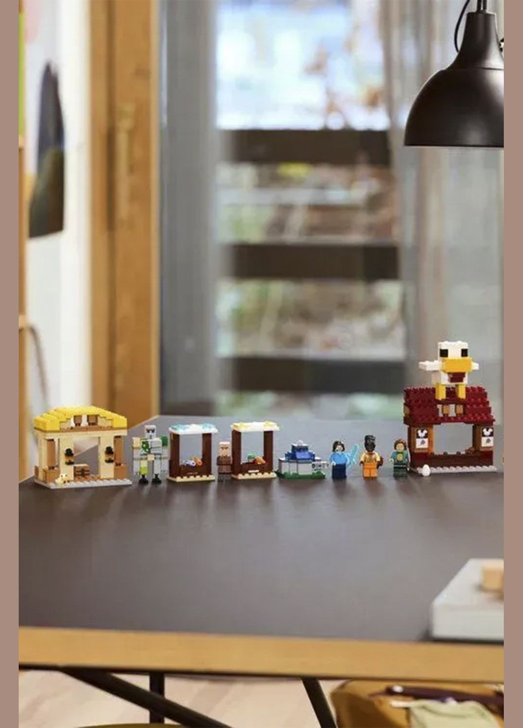 Конструктор Minecraft Напад на село з повітряною кулею Гаст колір різнокольоровий ЦБ-00276372 Lego (328200526)