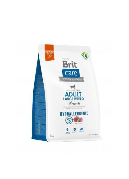 Сухой корм Care Dog Hypoallergenic Adult Large Breed для собак больших пород, гипоаллергенный с ягненком, 3 кг Brit (362580934)