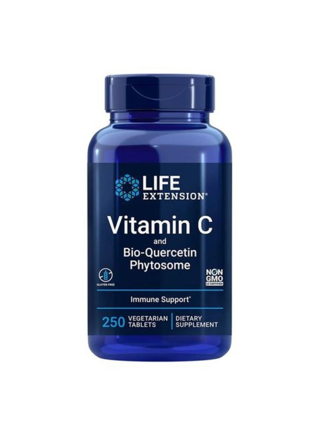 Вітамін С з кверцетином, Vitamin C and Bio-Quercetin Phytosome - 250 tabs Life Extension (304025834)
