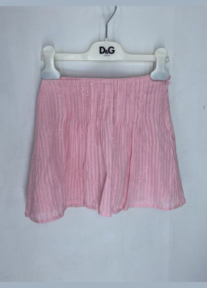 Розовая повседневный однотонная юбка No Brand а-силуэта (трапеция)