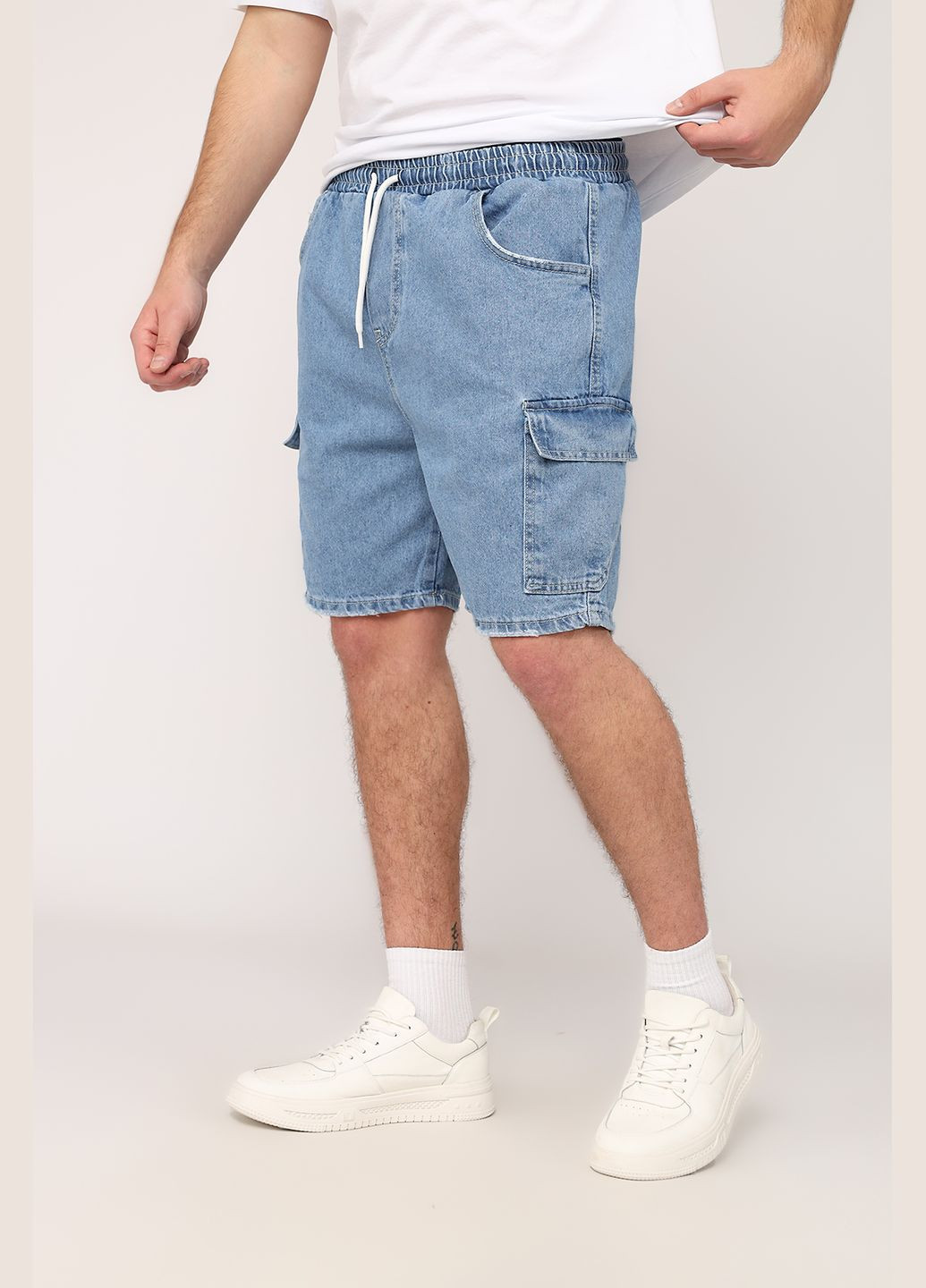 Шорти чоловічі колір синій ЦБ-00275666 TRANZIT (332767577)