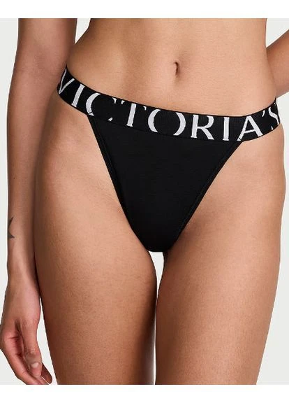 Бавовняні трусики-сліпи 90-х років з розірваним логотипом Victoria's Secret (394593650)