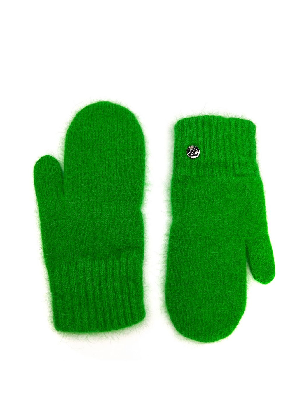 Варежки женские ангора зеленые FIONA LuckyLOOK 266-445 (322791644)